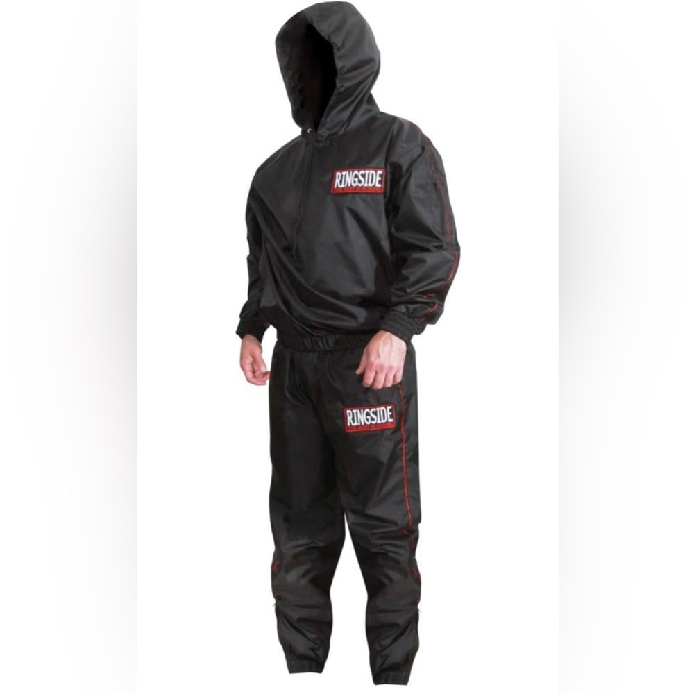Ringside Hooded Nylon Sweat Sauna Suit - Size Large, NWOT
